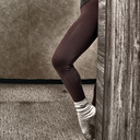 blog logo of adult ballet lovers, in tights and pantyhose.