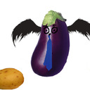 blog logo of potato-in-castiel-ass