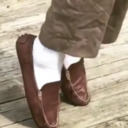 Loafers With The White Socks