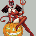 blog logo of Naughty Halloween Art