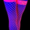 blog logo of neon fishnets & other neon, except dodge neon.