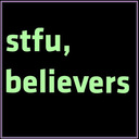 blog logo of stfu, believers