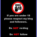 blog logo of Adult blog no one under age