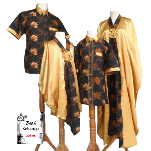  Batik  Keluarga   Baju  muslim pesta sarimbit BK0272