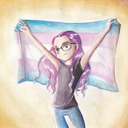blog logo of proudly trans