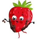 blog logo of one dirty strawberry
