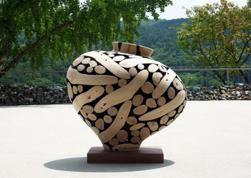 flowartstation:Jaehyo Lee Wood sculpturesKorean artist...