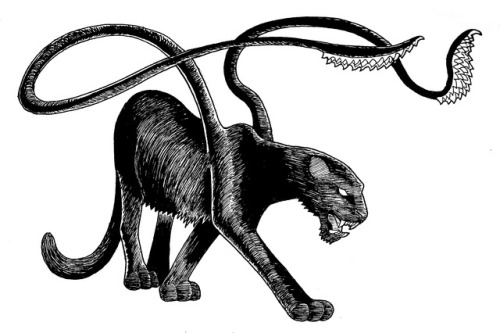 maycontainmonkeys:Displacer Beast (Thanks for the idea, Tony...