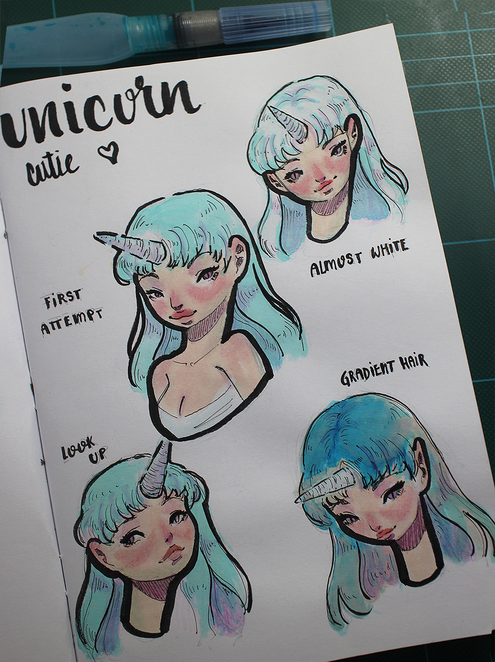 Hey guys I love to draw, I am mostly a digital artist but since my wacom is out of order for now I’ve been practicing my traditional art skills, specially watercolors. Here’s a page of my sketchbook practicing a little. But my main love is to digital...