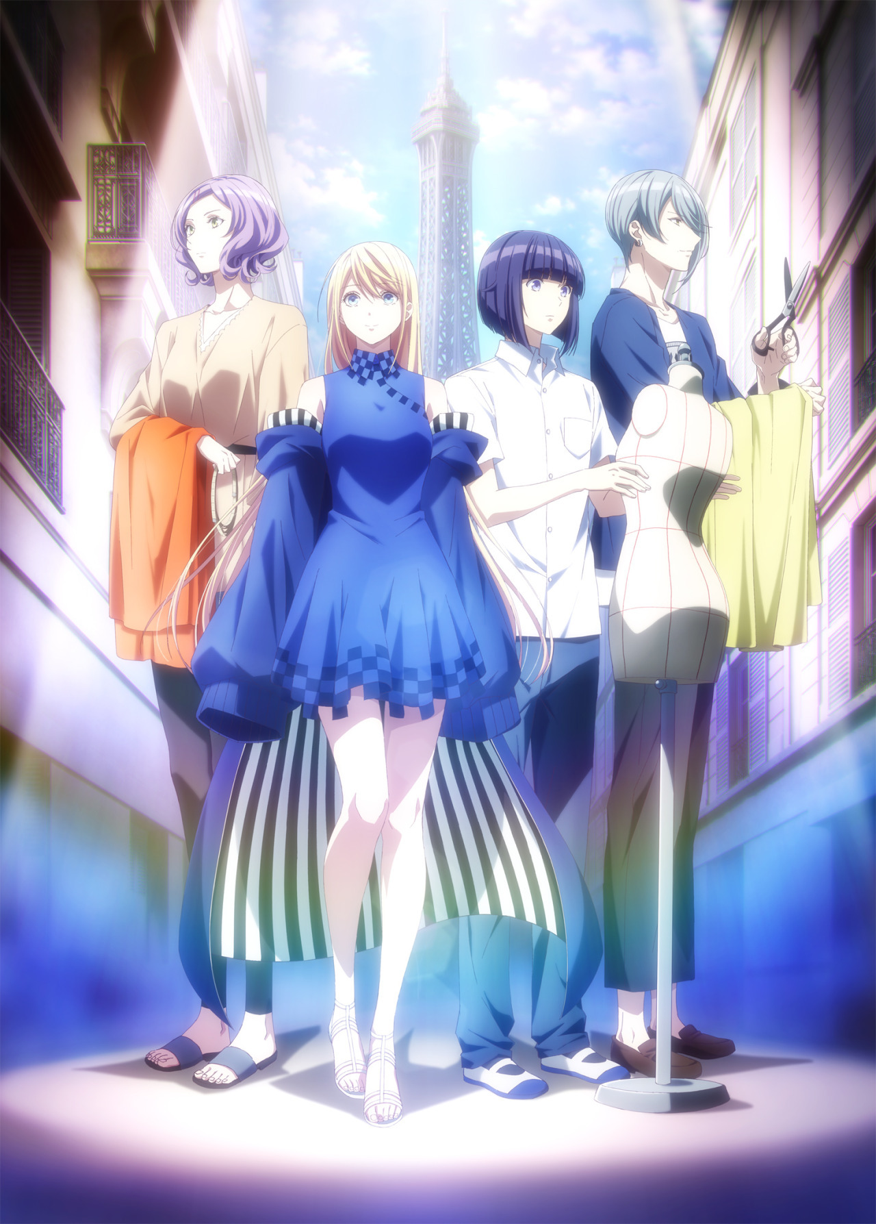 The “Runway de Waratte” (Smile at the Runway) TV anime will consist of 12 episodes. It is scheduled to begin January 10th on MBS’s Animeism programming block.
-Synopsis-““Runway de Waratte starts with the story of Fujito Chiyuki, an aspiring fashion...