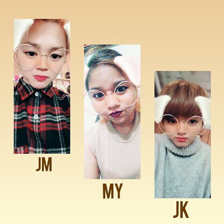 Park Min Yoon — This is my #ArmySelcasDay with my two bias #JM #JK...