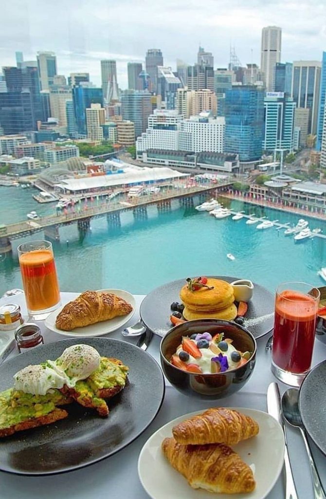 Great breakfast view Sydney Australia mes 1 | Thinkupfacts