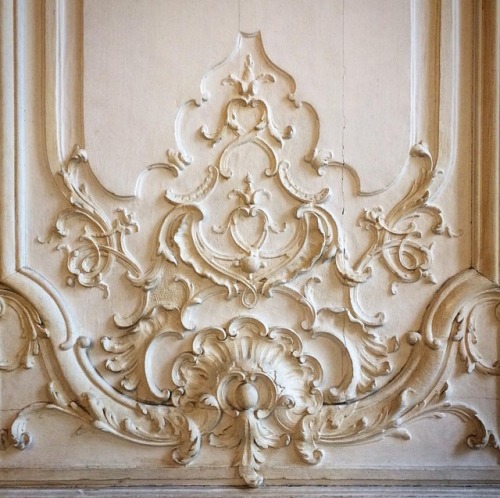 vivalcli:Early rococo wall panel at the Hôtel de Soubise...