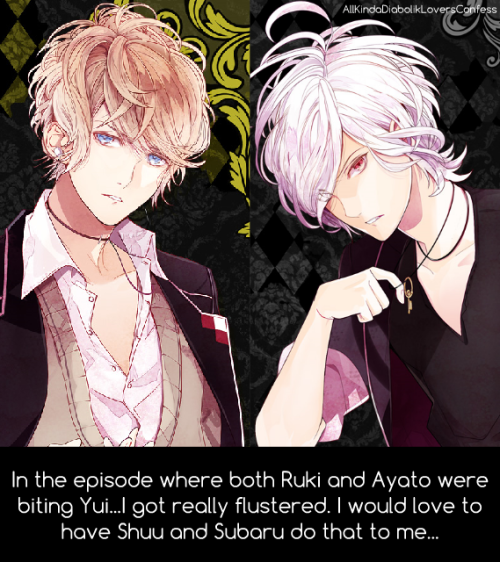 Diabolik Lovers Yui Porn - All Kinda Diabolik Lovers Confessions