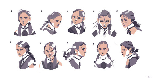 thibaultleclercq:Character Design I did for Age of Sail, a...