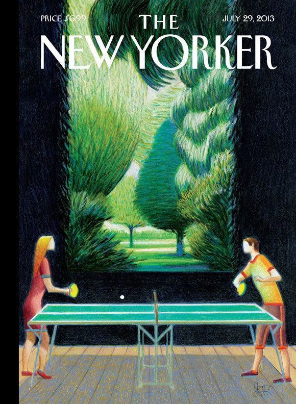 Oakland Ping Pong Party Newyorker A Look At This Week S Cover
