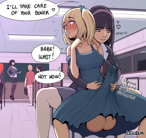 lewdua:“See me after class” - Nessie and AlisonHey again...