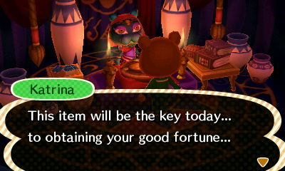 Animal Crossing: New Leaf’s fortune teller ... - Tiny ...