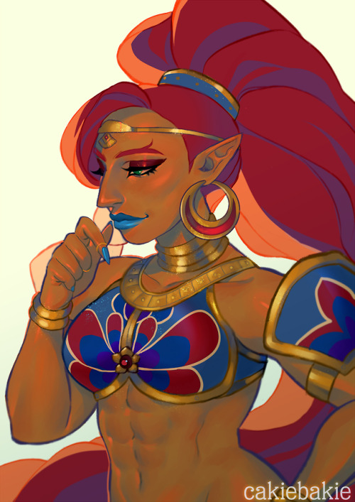 cakiebakie:Urbosa for Patreon!!Process Video | Gumroad | Patreon