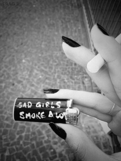 Sad Girls Smoke A Lot Tumblr