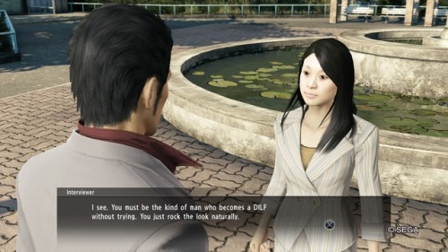 divinesmite:KIRYU JUST GOT CALLED A DILF IM DYING