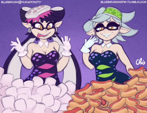 bluebrushnsfw:Commission: Splatfest FatfestFor Slots of the...