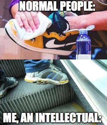 Limpiando los zapatos