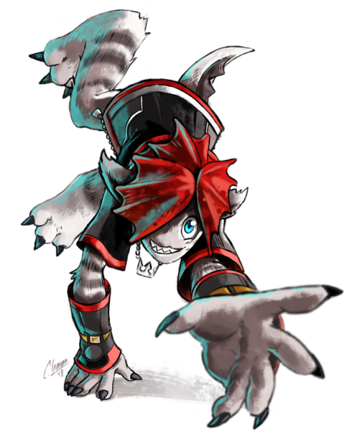 cathianemelian:Monster Sora is definitely cute ! ^-^