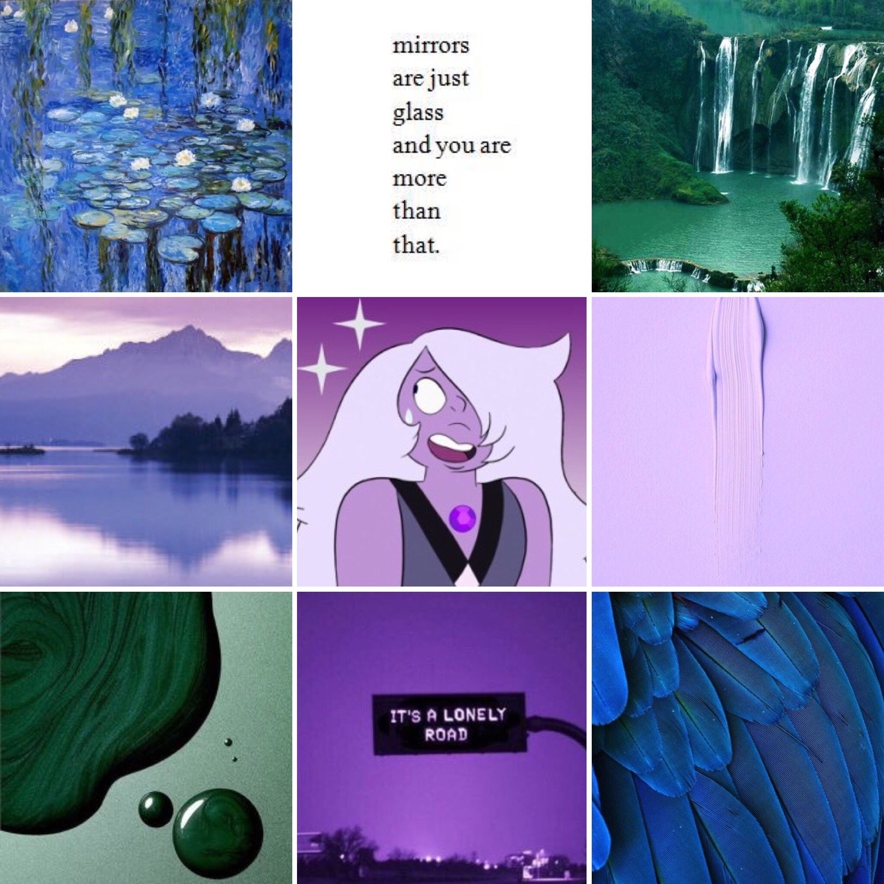 You're Valid!, Aesthetic for an Amethyst dating a Lapis and...