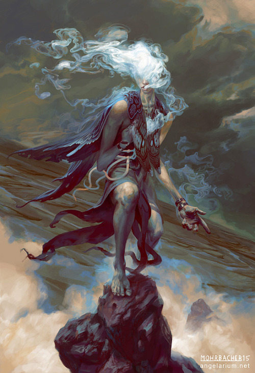 little-dose-of-inspiration:Sathariel, Angel of Deception by...