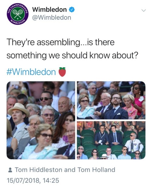 luxury-loki:From the official Wimbledon twitter account!