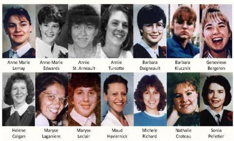 The Victims Of The Montreal Massacre : r/masskillers