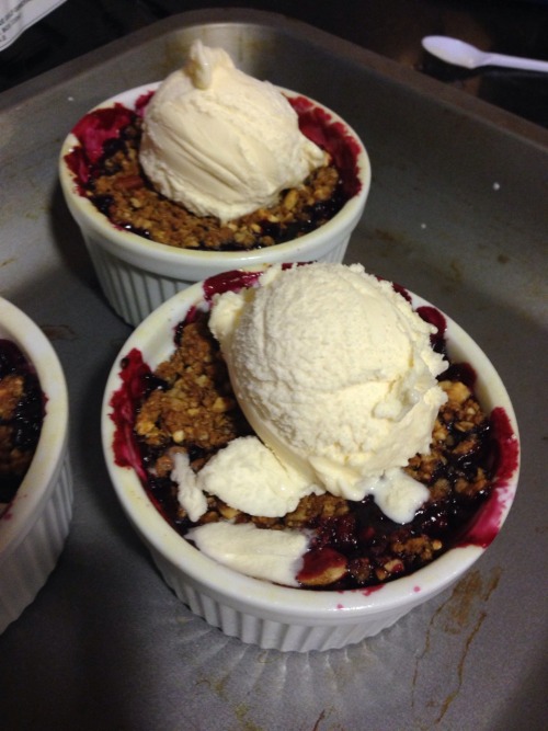 A better picture of the crumble!