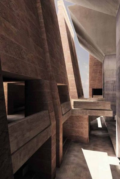 scandinaviancollectors:<br /><br />LOUIS KAHN, Hurva Synagogue, Jerusalem, Israel 1968-1973 (unbuilt). / Pinterest