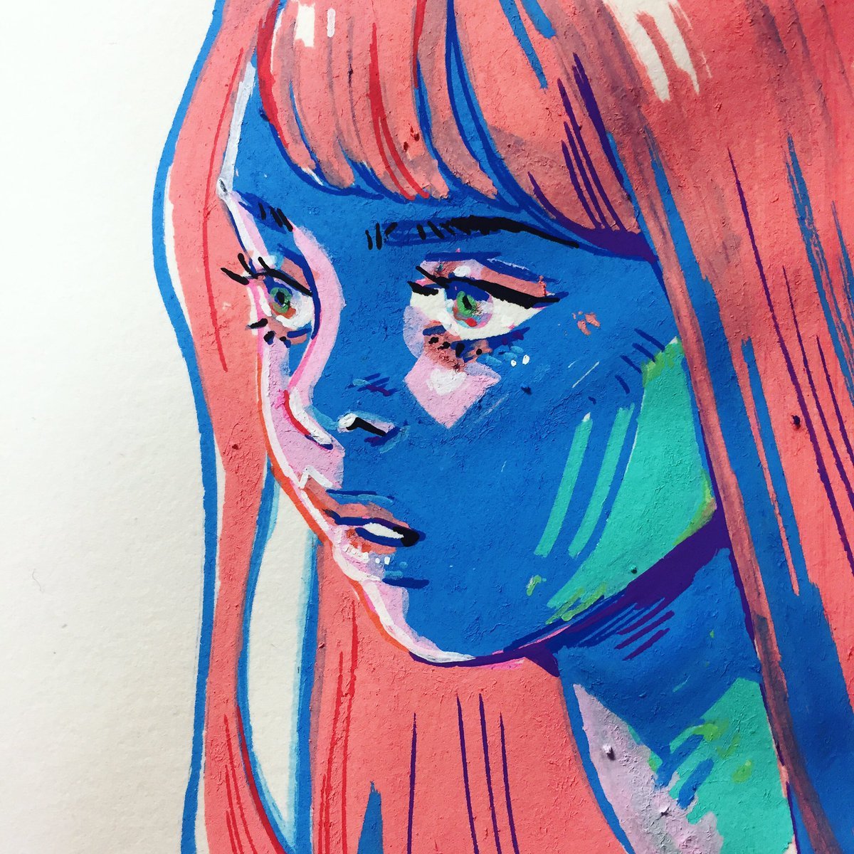 I got into paint markers in the last two months. I... Leslie Hung