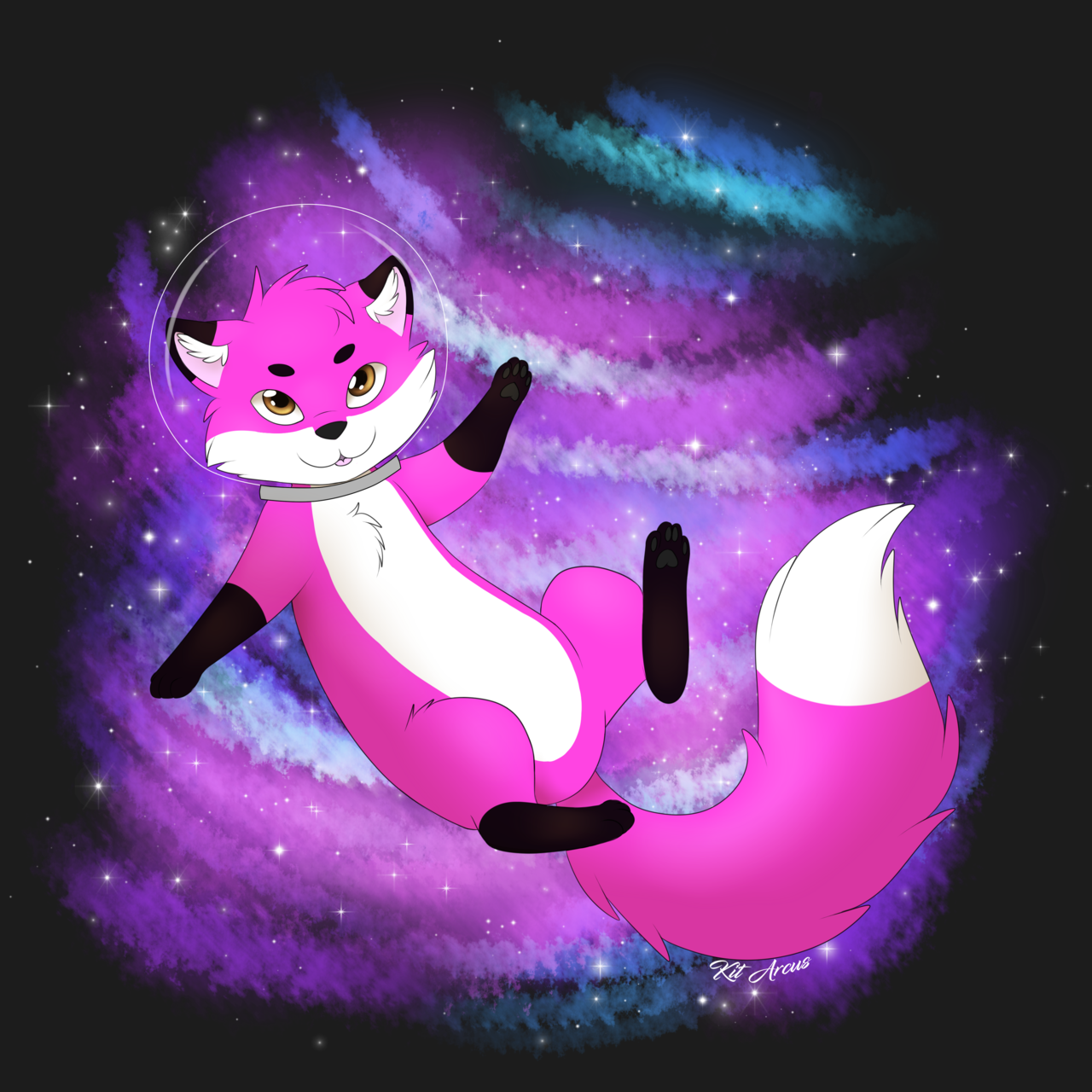 pink fox toy