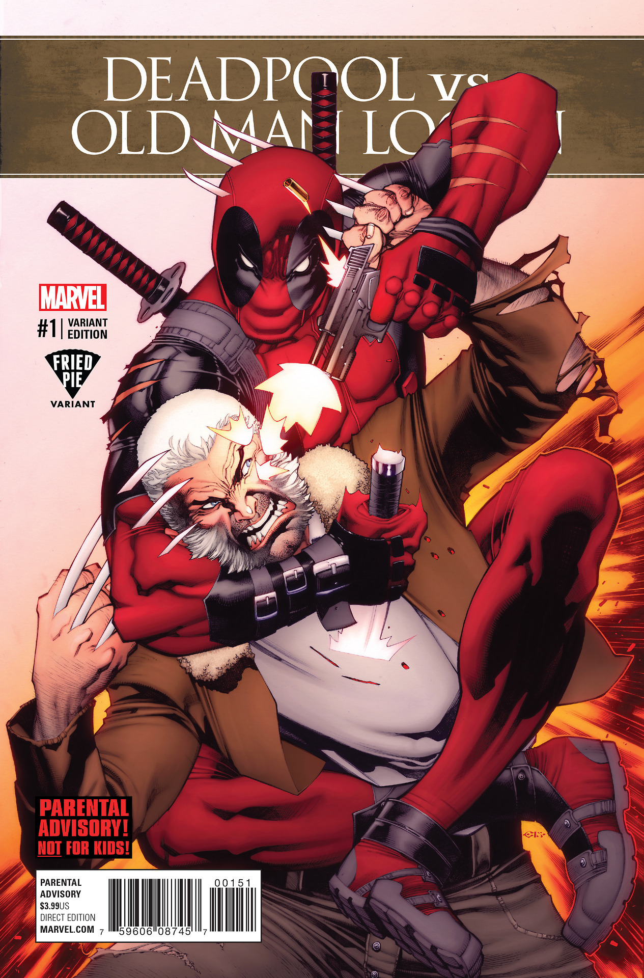 Fried Pie Comics Deadpool Vs Old Man Logan 1 Publisher