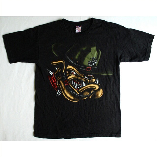 usmc bulldog t shirt