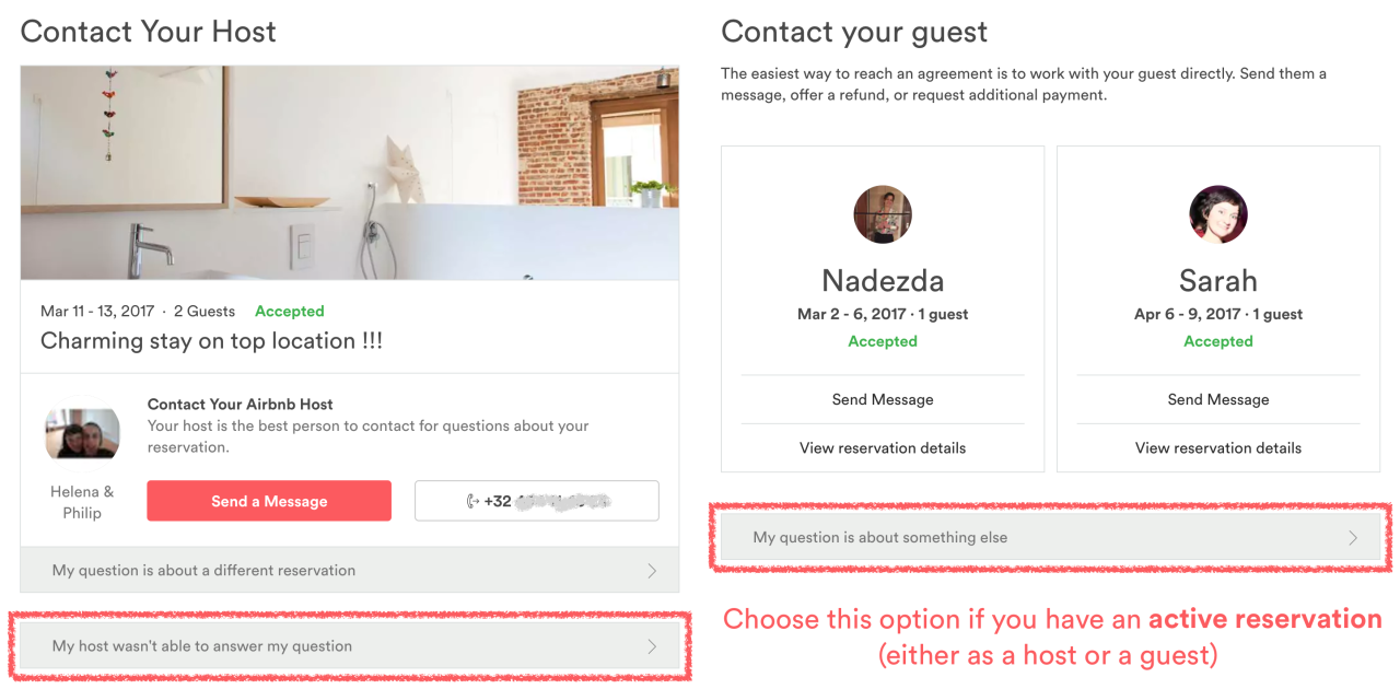 Airbnb support