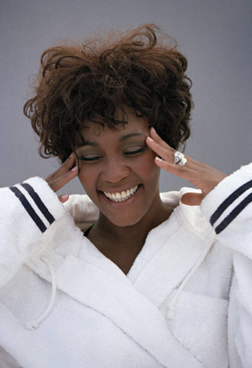 twixnmix:Whitney Houston video shoot for “Something In Common”...