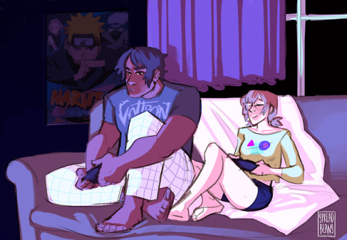 spreadbeans:hidge game night! pidge is winning 