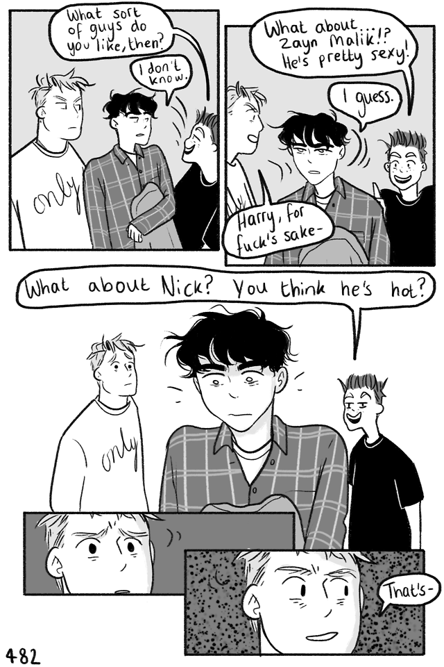 HEARTSTOPPER - chapter 3 - 28 Nick is NOT HAPPY. read from the...