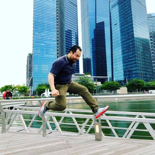 Jumping jumping #marinabay (at Marina Bay Singapore)