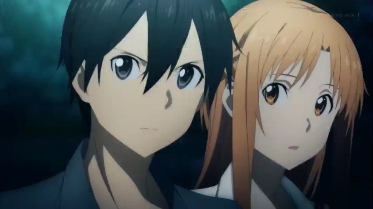 Love is Real — Kirito protecting Asuna.