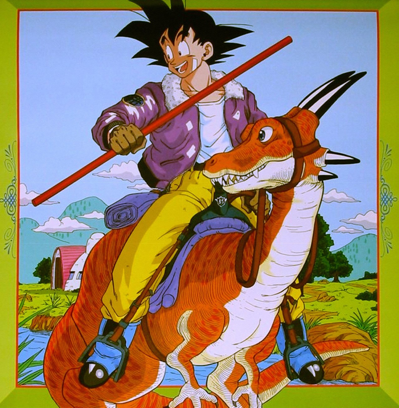 80s & 90s Dragon Ball Art — jinzuhikari: Songokuh from DRAGON BALL Z POSTER...