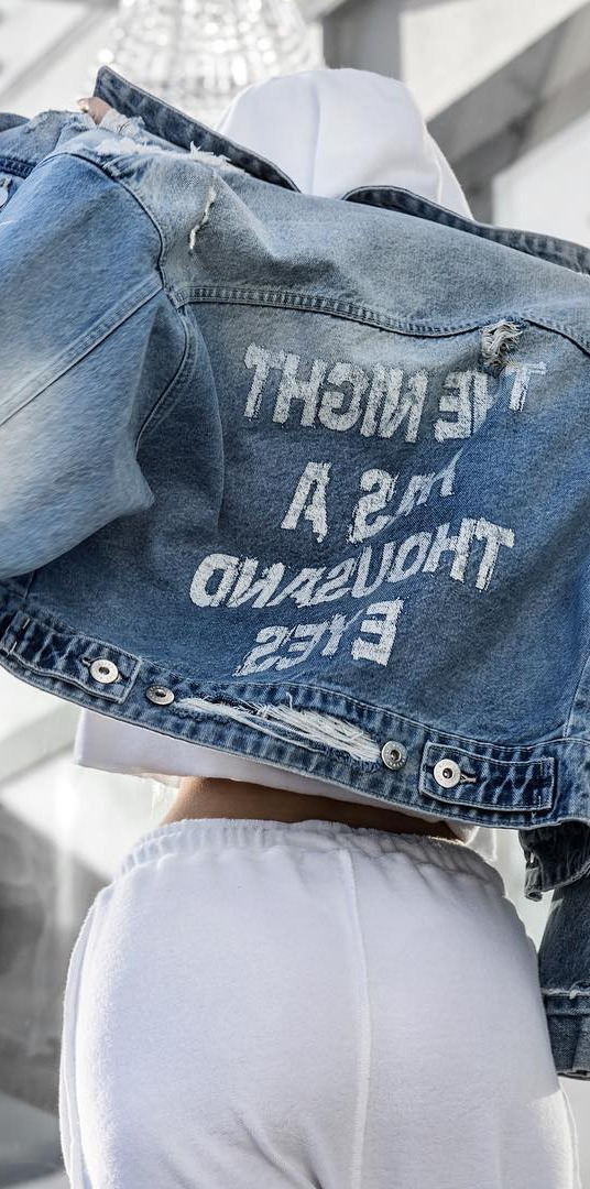 clothes, celebrity houses, fashionmodel, newfashion, photography In love with this denim jacket from  thecouture_club Their clothes have a very good quality Iimpressed 