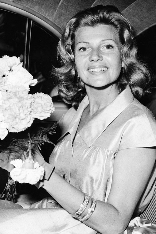 theritahaywortharchive:Rita Hayworth in Berlin, 1959