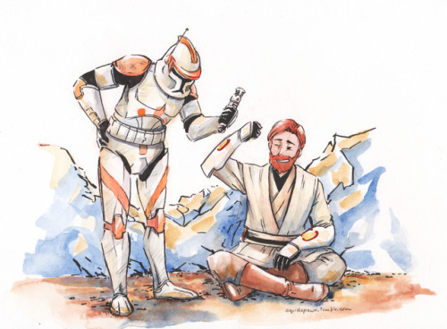 star wars obi wan x cody