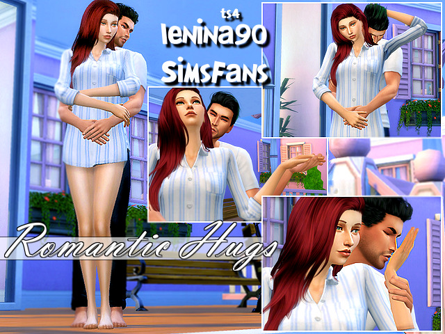 Sims 4 Couple Poses: Romantic Hugs | love 4 cc finds