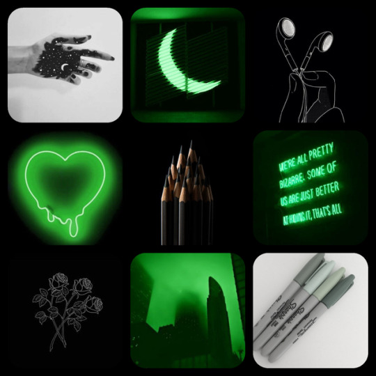 neon green aesthetic on Tumblr